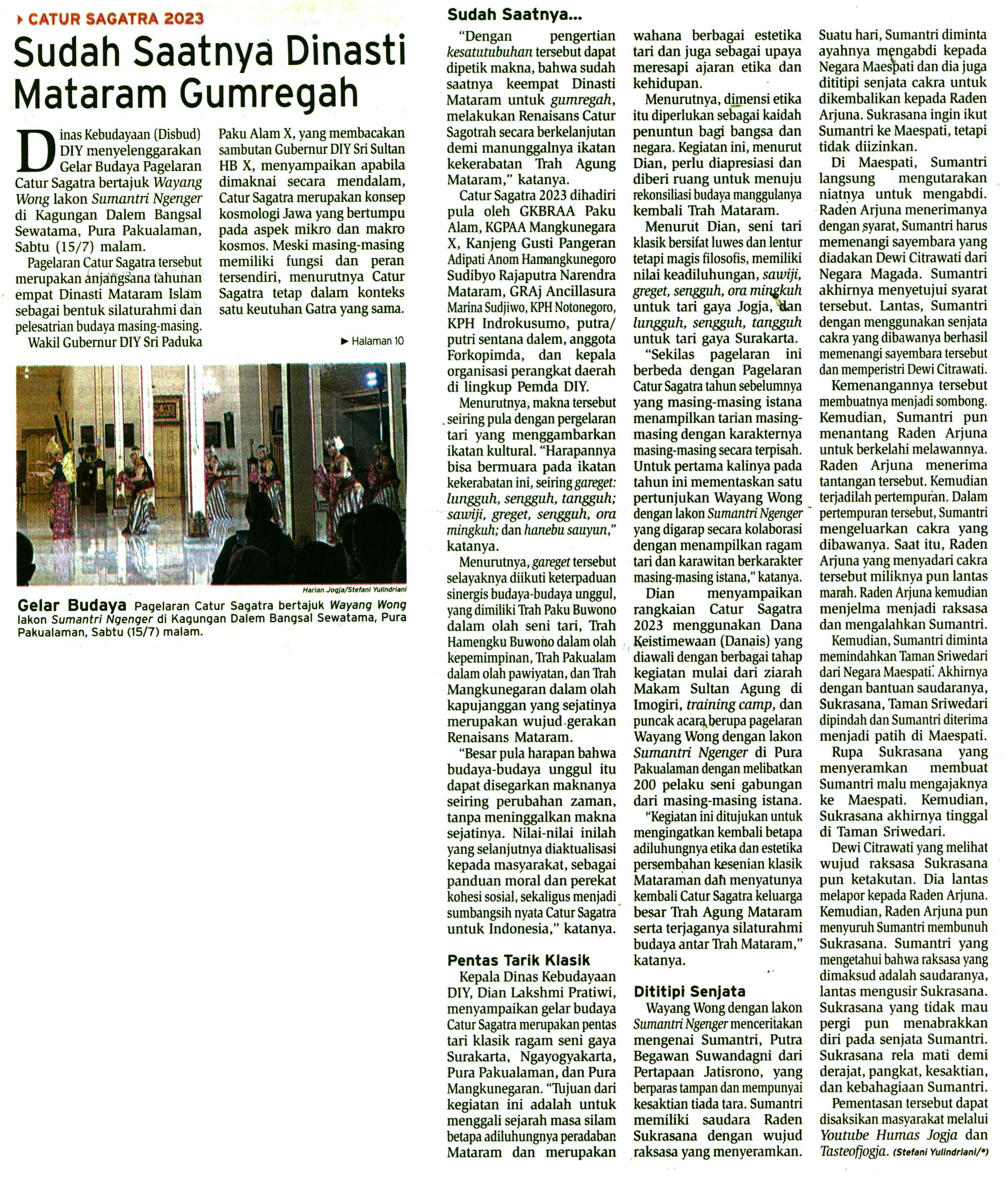 Kliping jogja terbaru