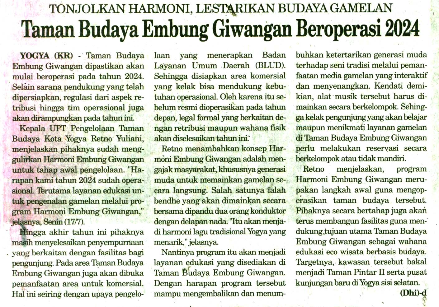 Kliping jogja terbaru