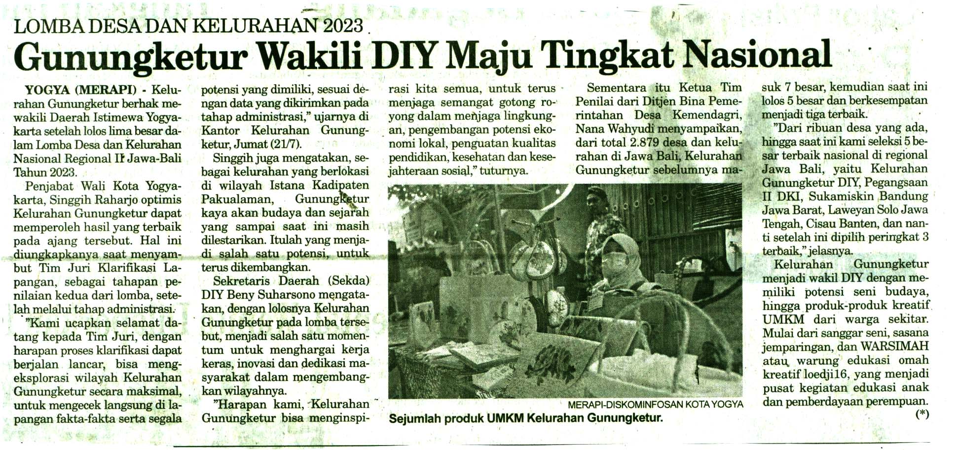 Kliping jogja terbaru