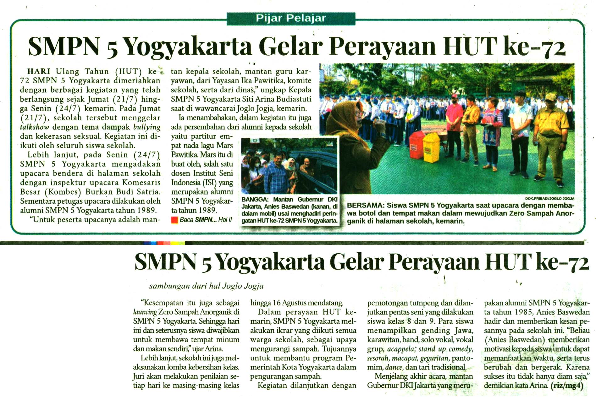 Kliping jogja terbaru