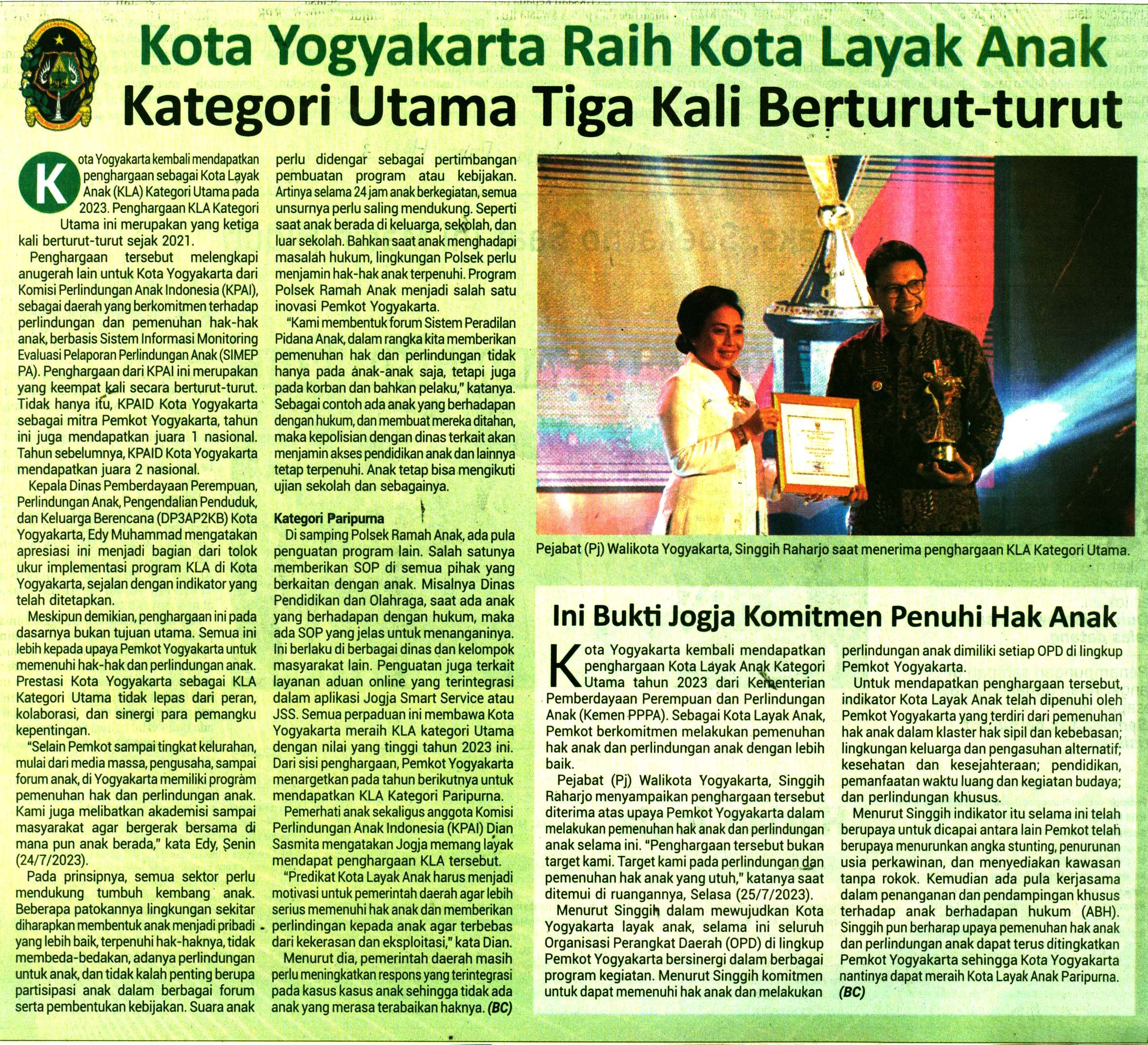 Kliping jogja terbaru