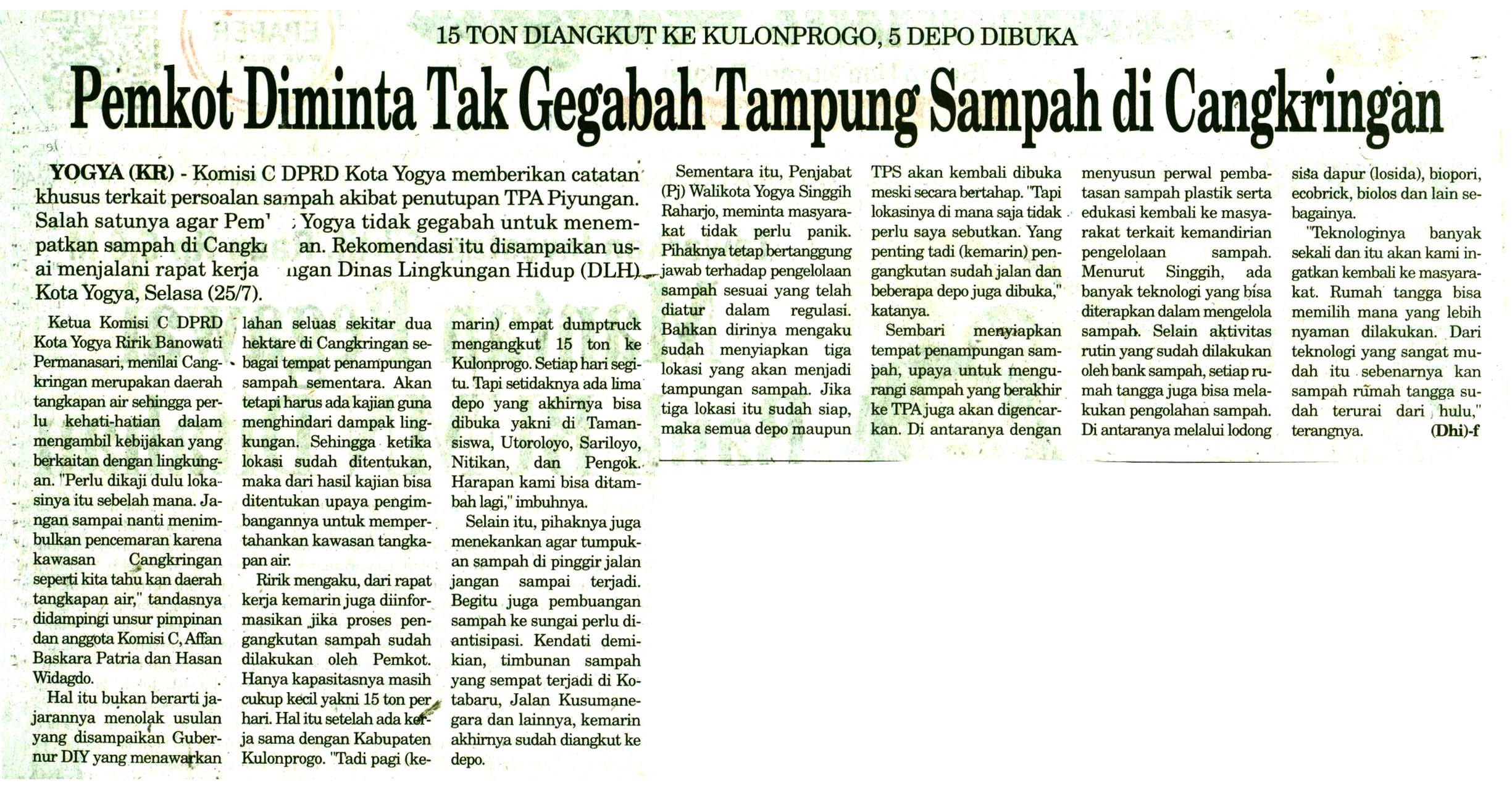 Kliping jogja terbaru