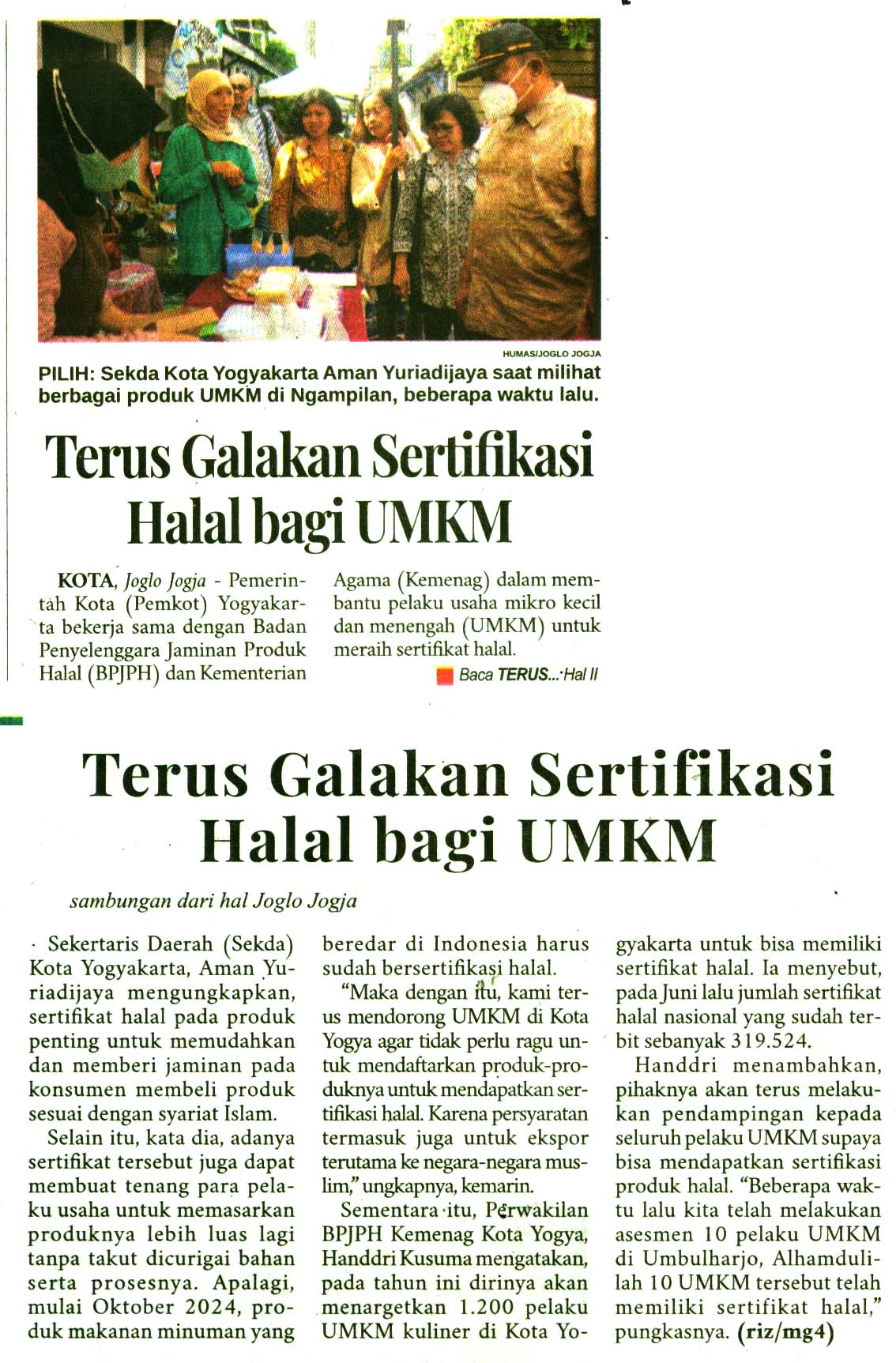 Kliping jogja terbaru