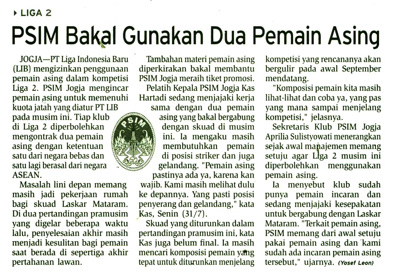 Kliping jogja terbaru