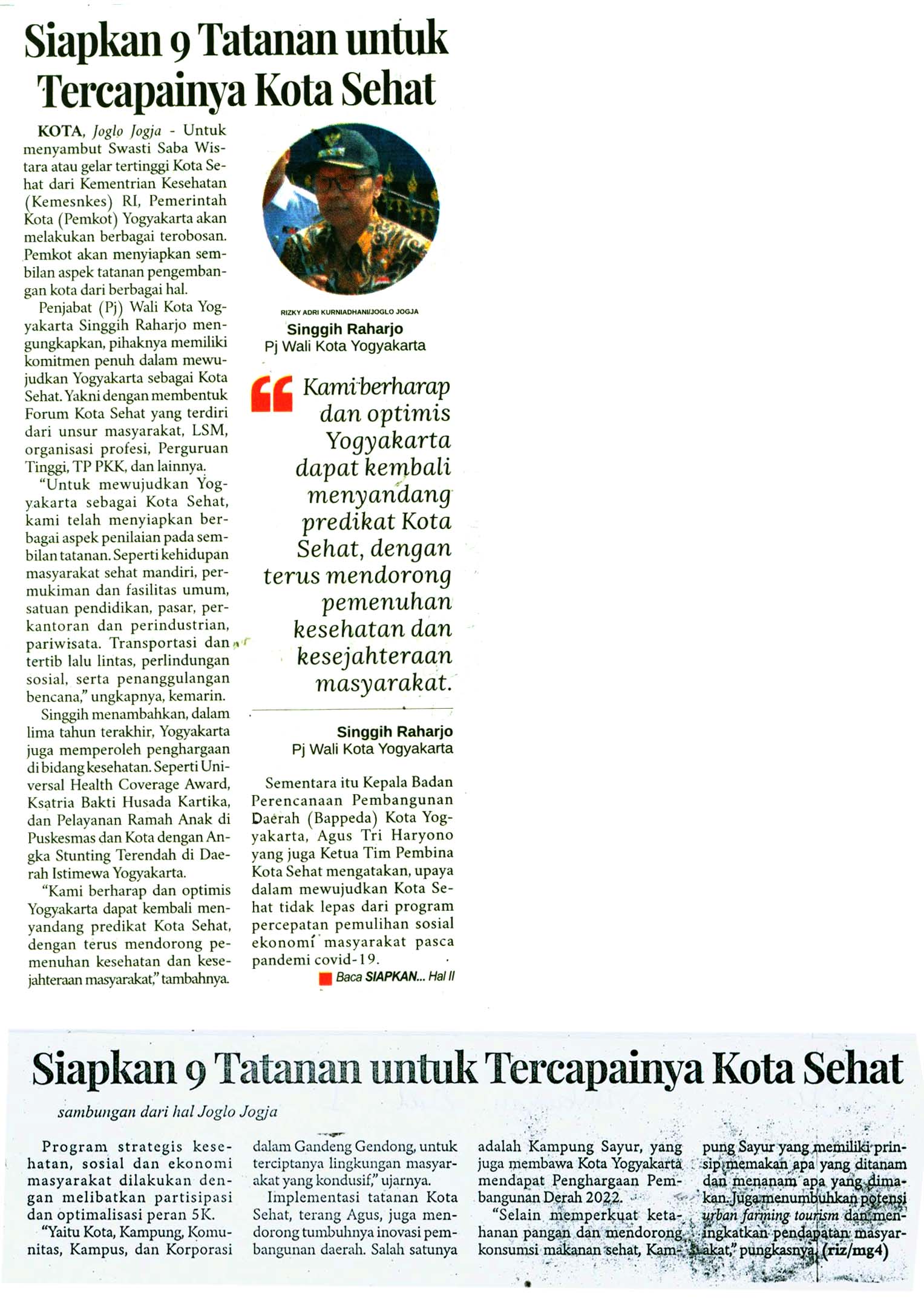 Kliping jogja terbaru