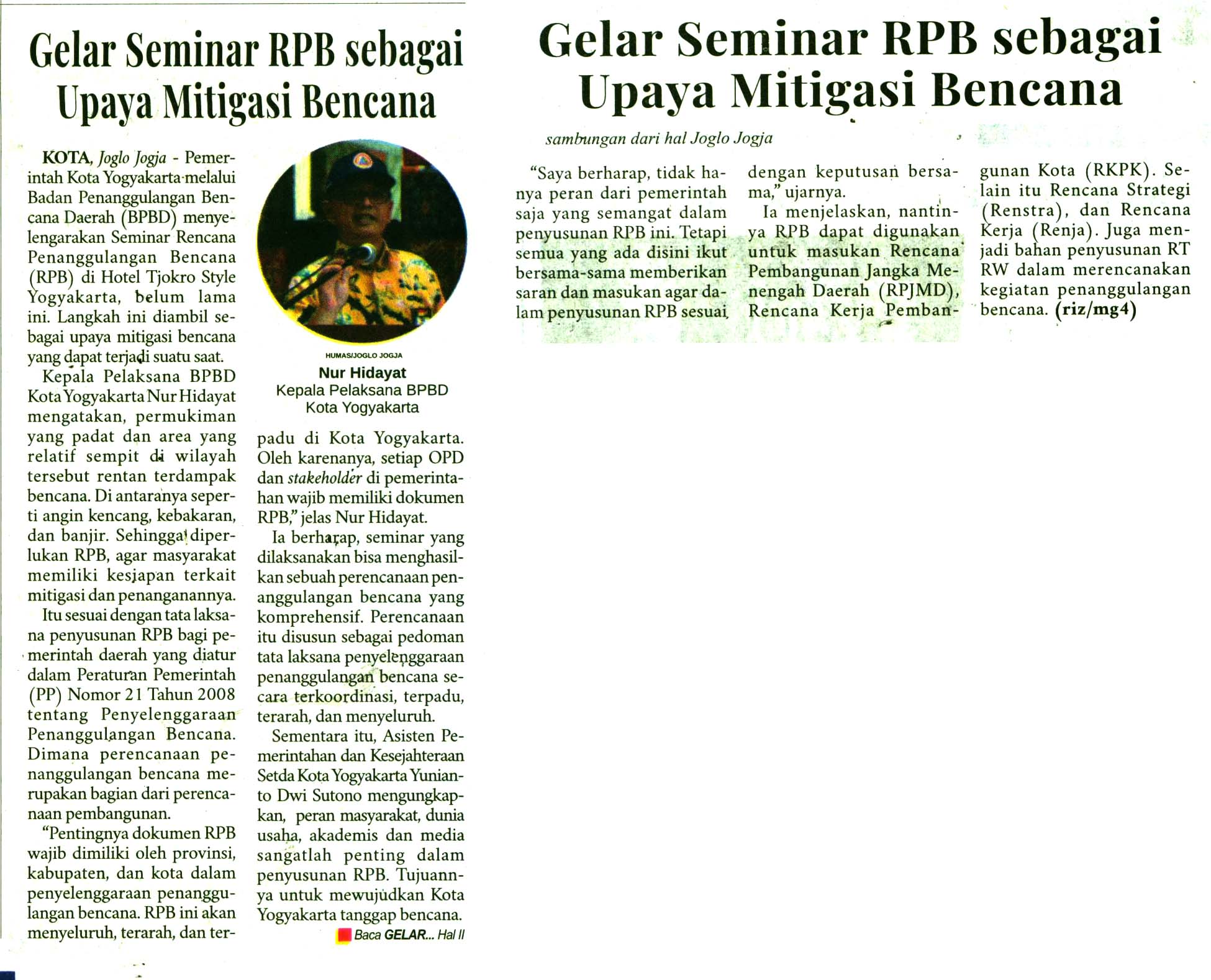 Kliping jogja terbaru