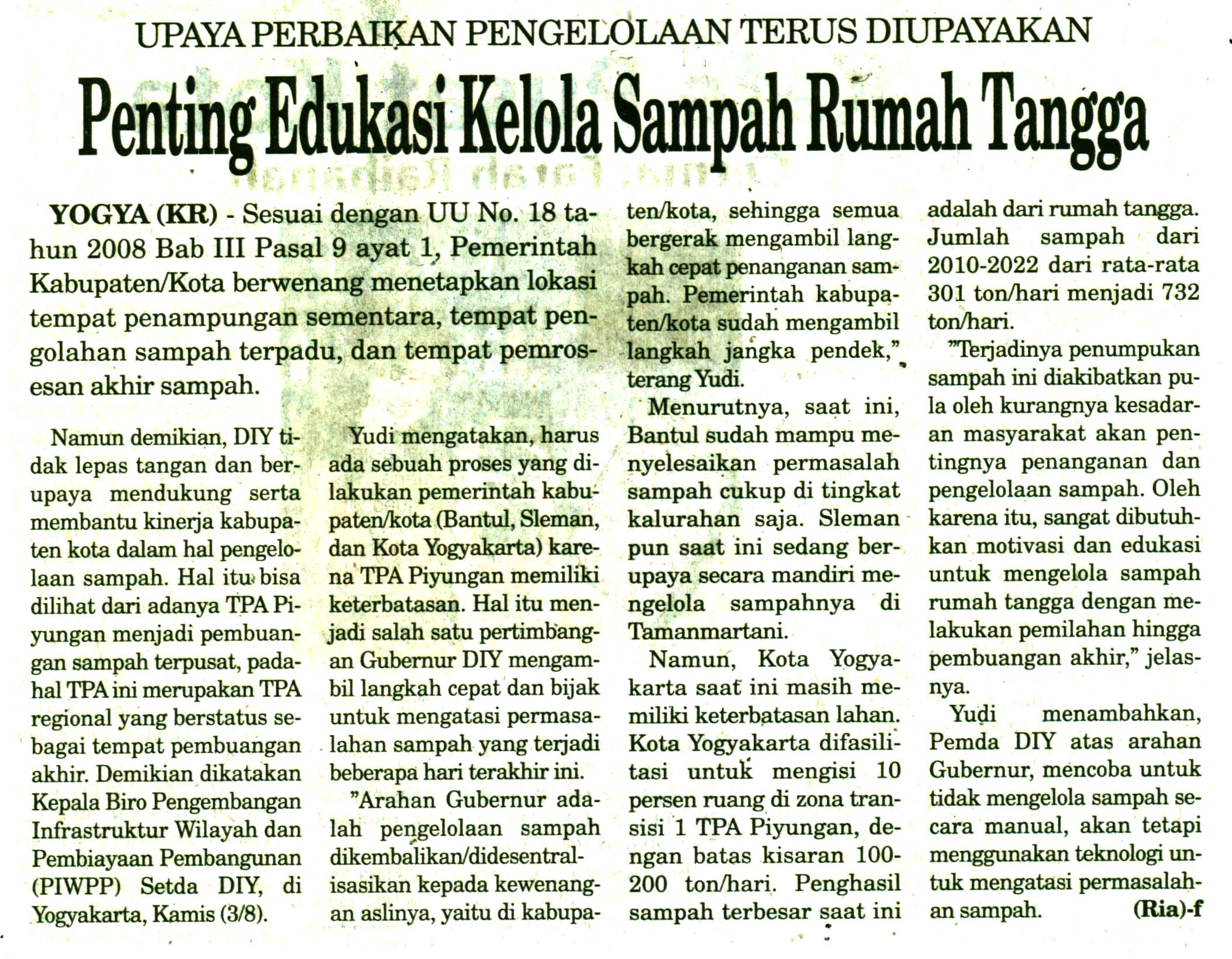 Kliping jogja terbaru