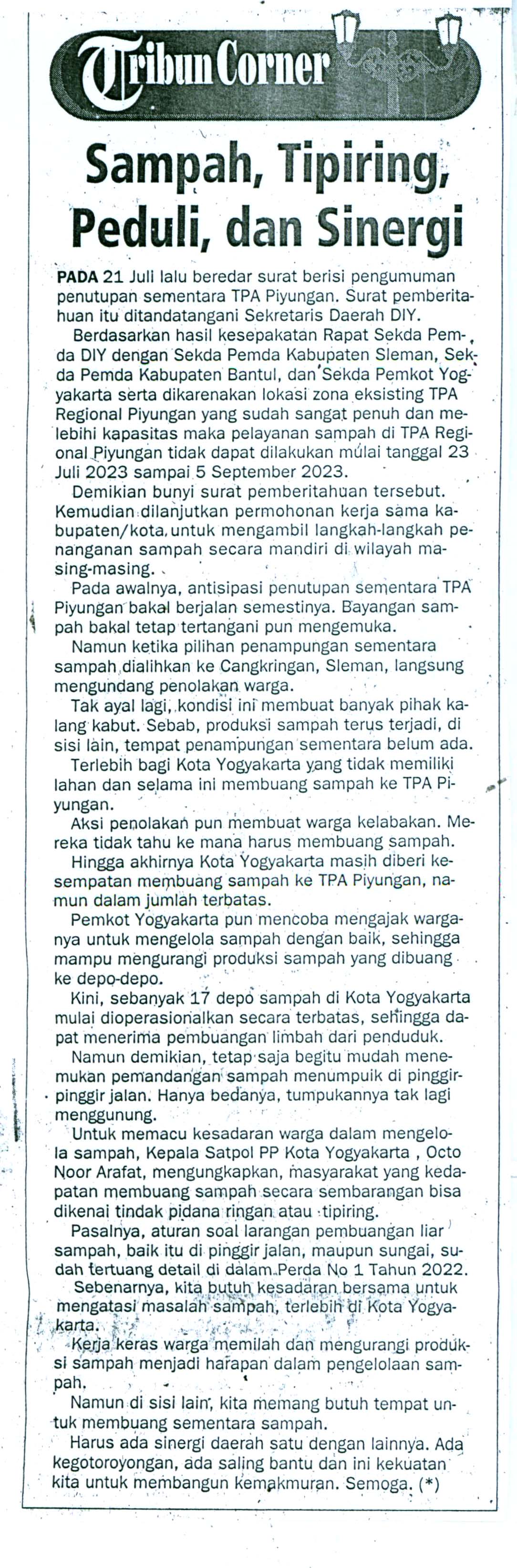 Kliping jogja terbaru