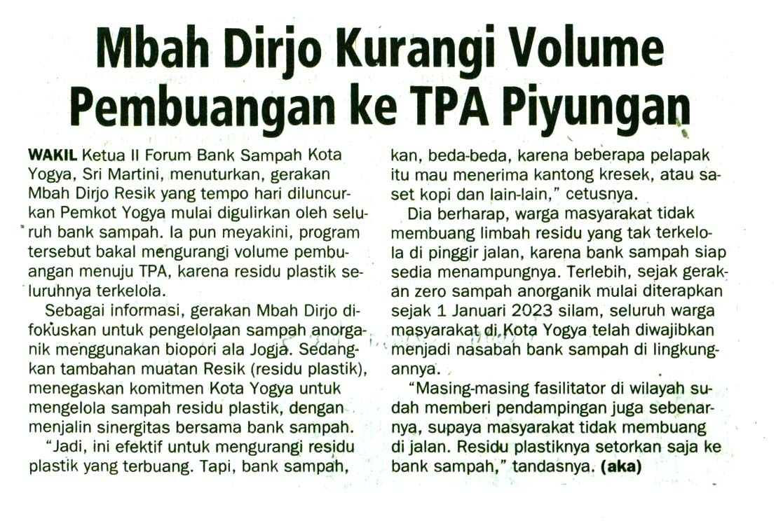 Kliping jogja terbaru