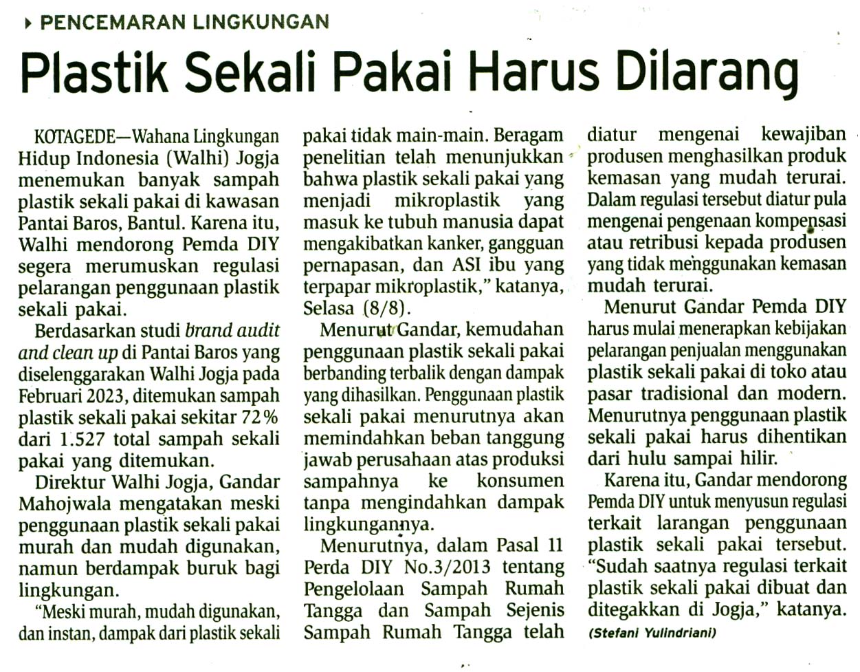 Kliping jogja terbaru