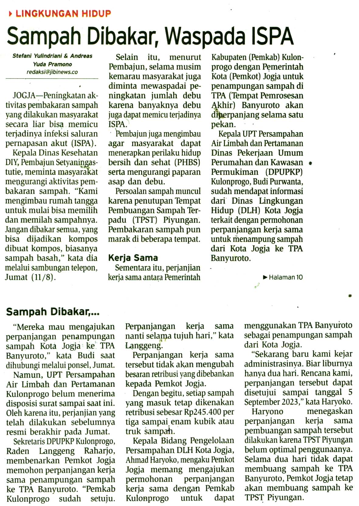 Kliping jogja terbaru