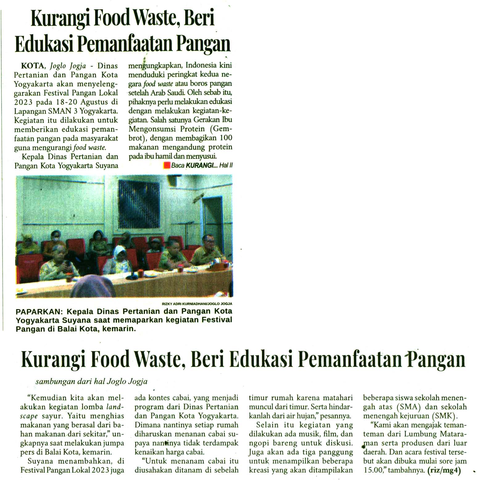Kliping jogja terbaru