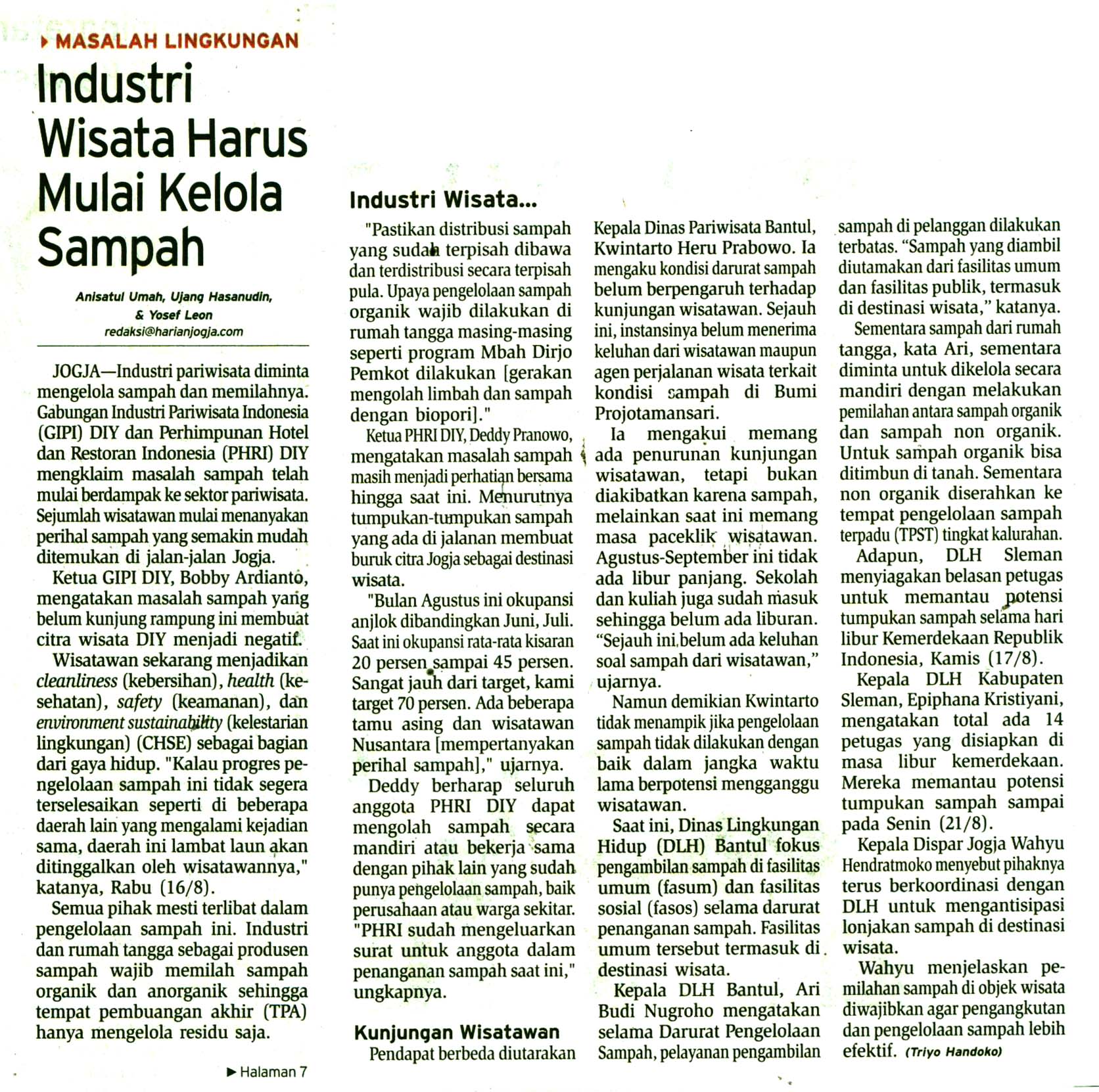 Kliping jogja terbaru