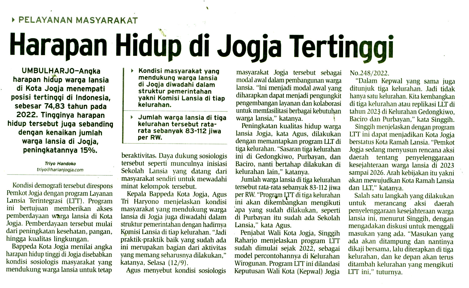 Kliping jogja terbaru