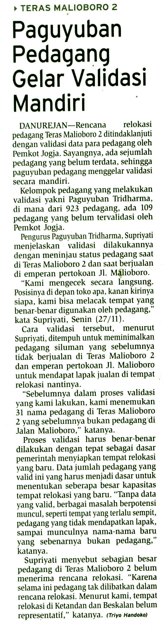 Kliping jogja terbaru