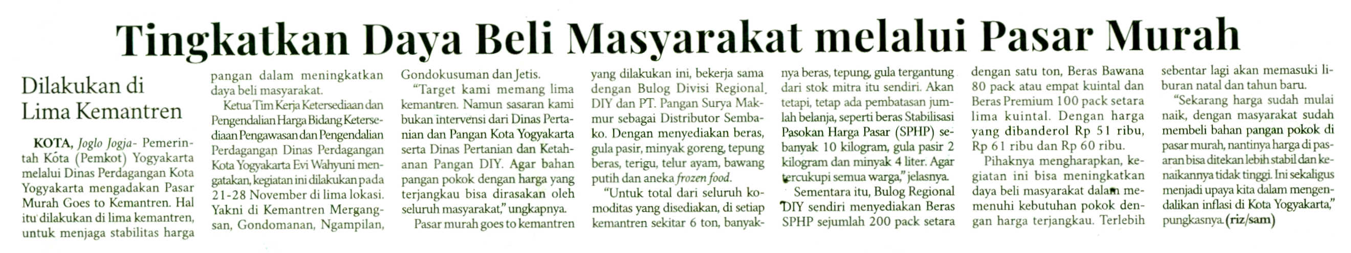 Kliping jogja terbaru