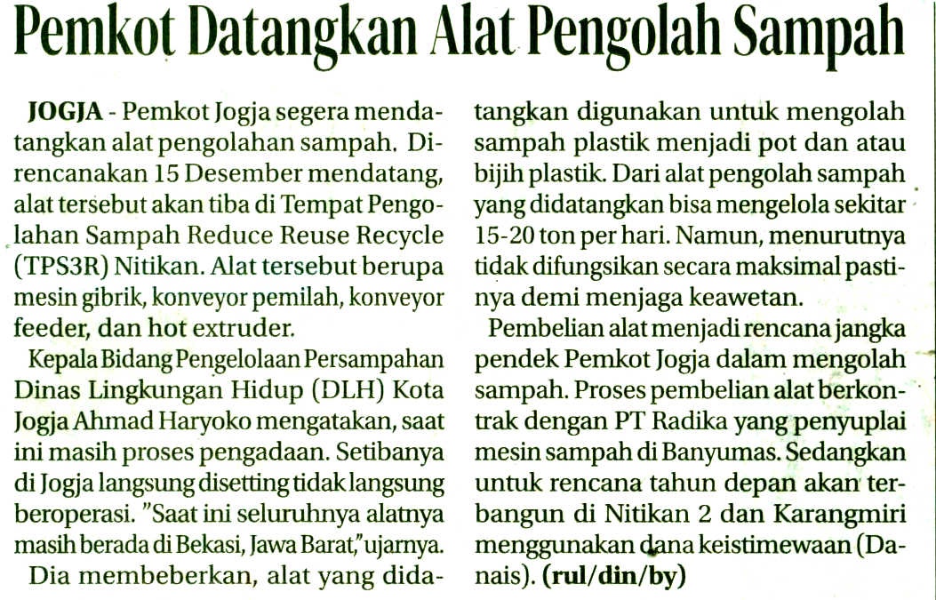 Kliping jogja terbaru