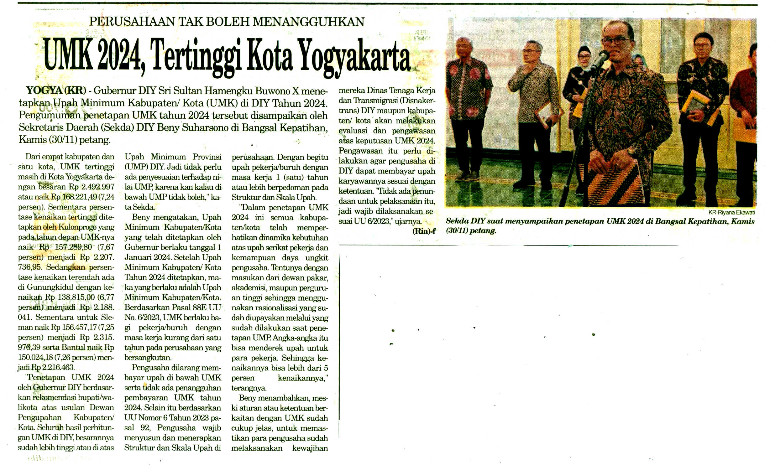 Kliping jogja terbaru