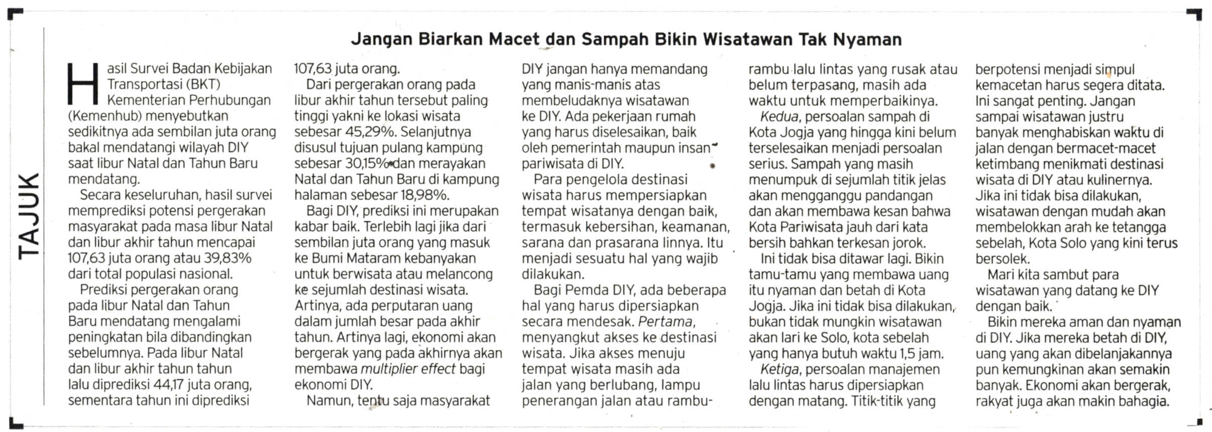 Kliping jogja terbaru