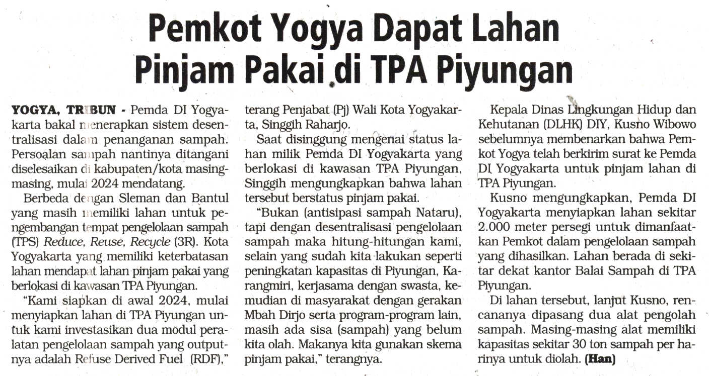 Kliping jogja terbaru