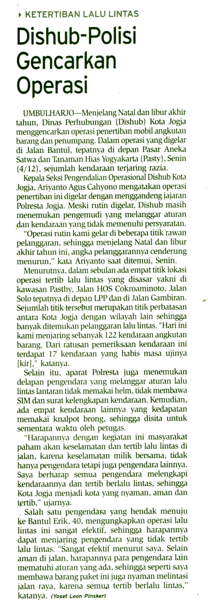 Kliping jogja terbaru