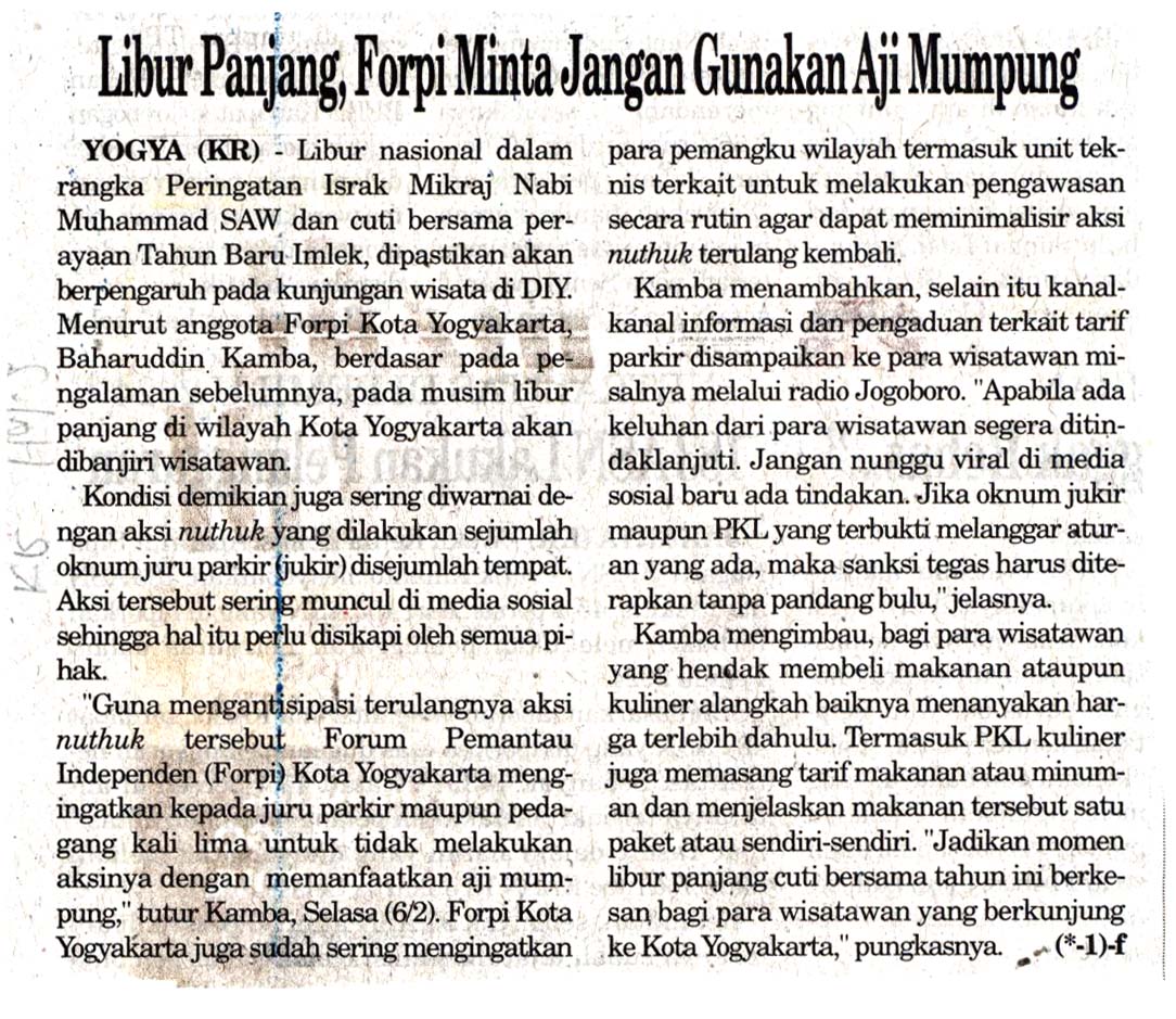 Kliping jogja terbaru