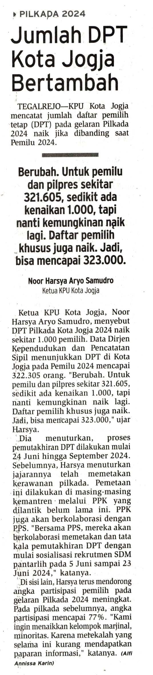 Kliping jogja terbaru