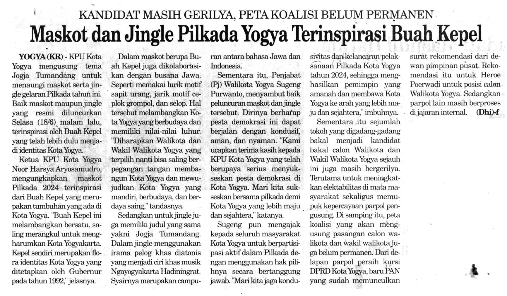 Kliping jogja terbaru