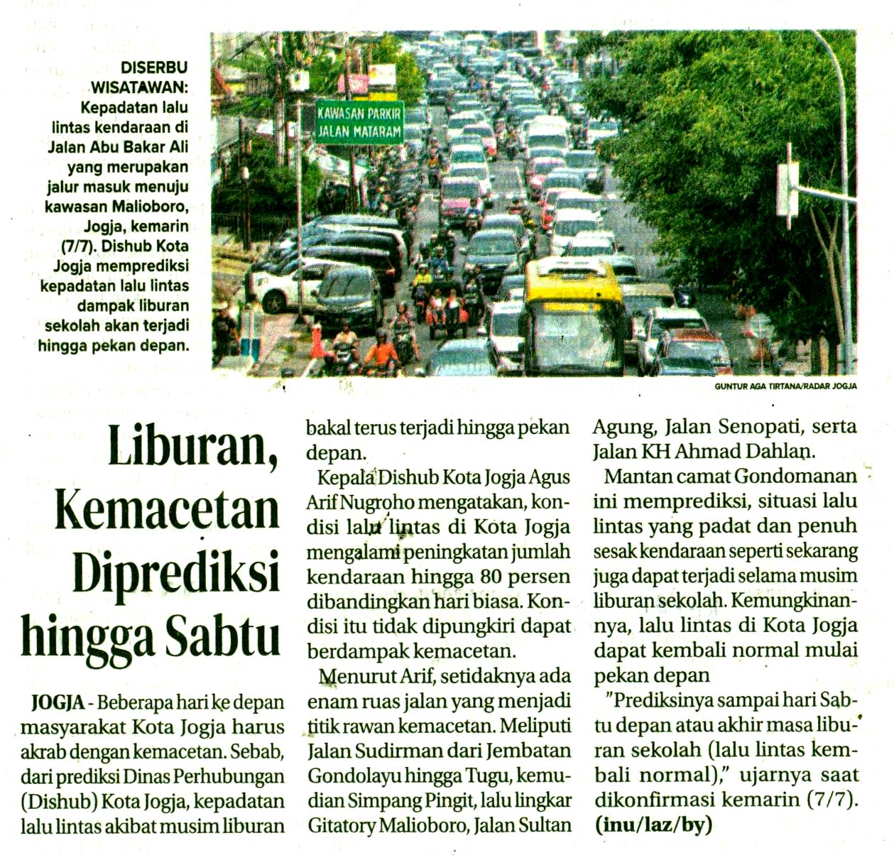 Kliping jogja terbaru