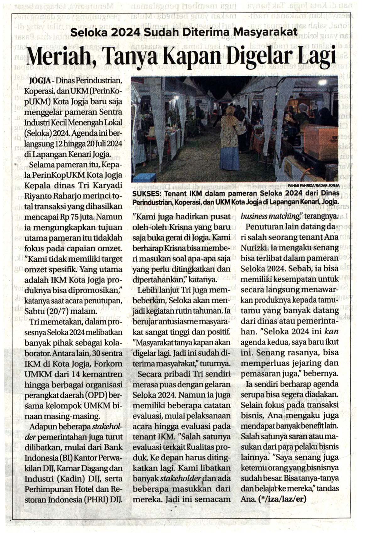 Kliping jogja terbaru