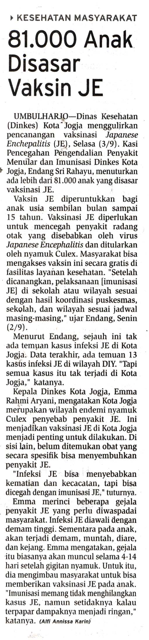 Kliping jogja terbaru