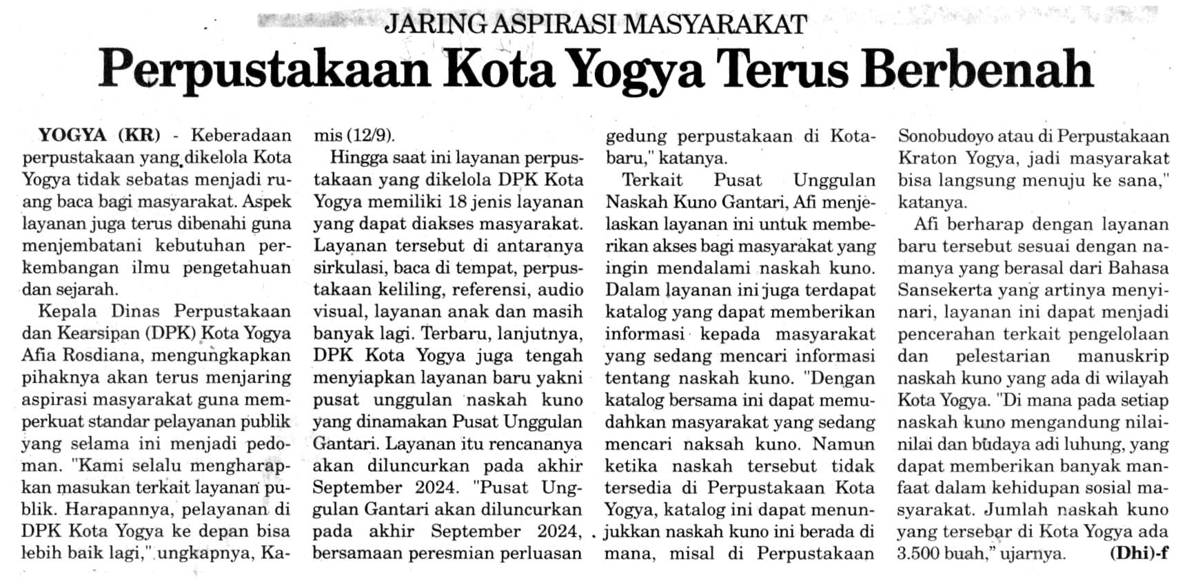 Kliping jogja terbaru