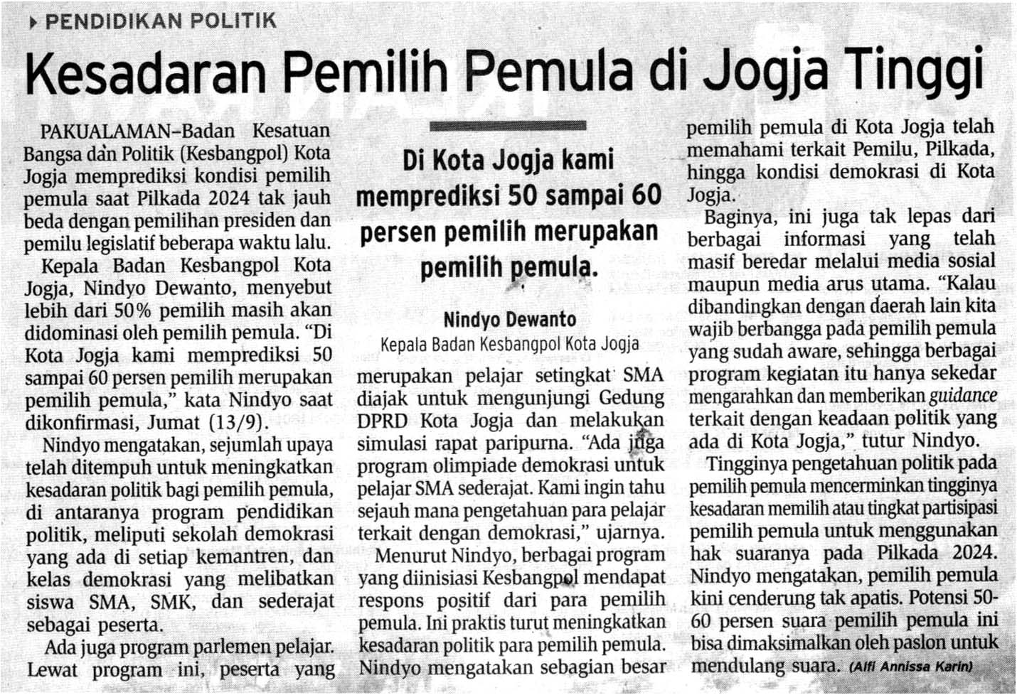 Kliping jogja terbaru