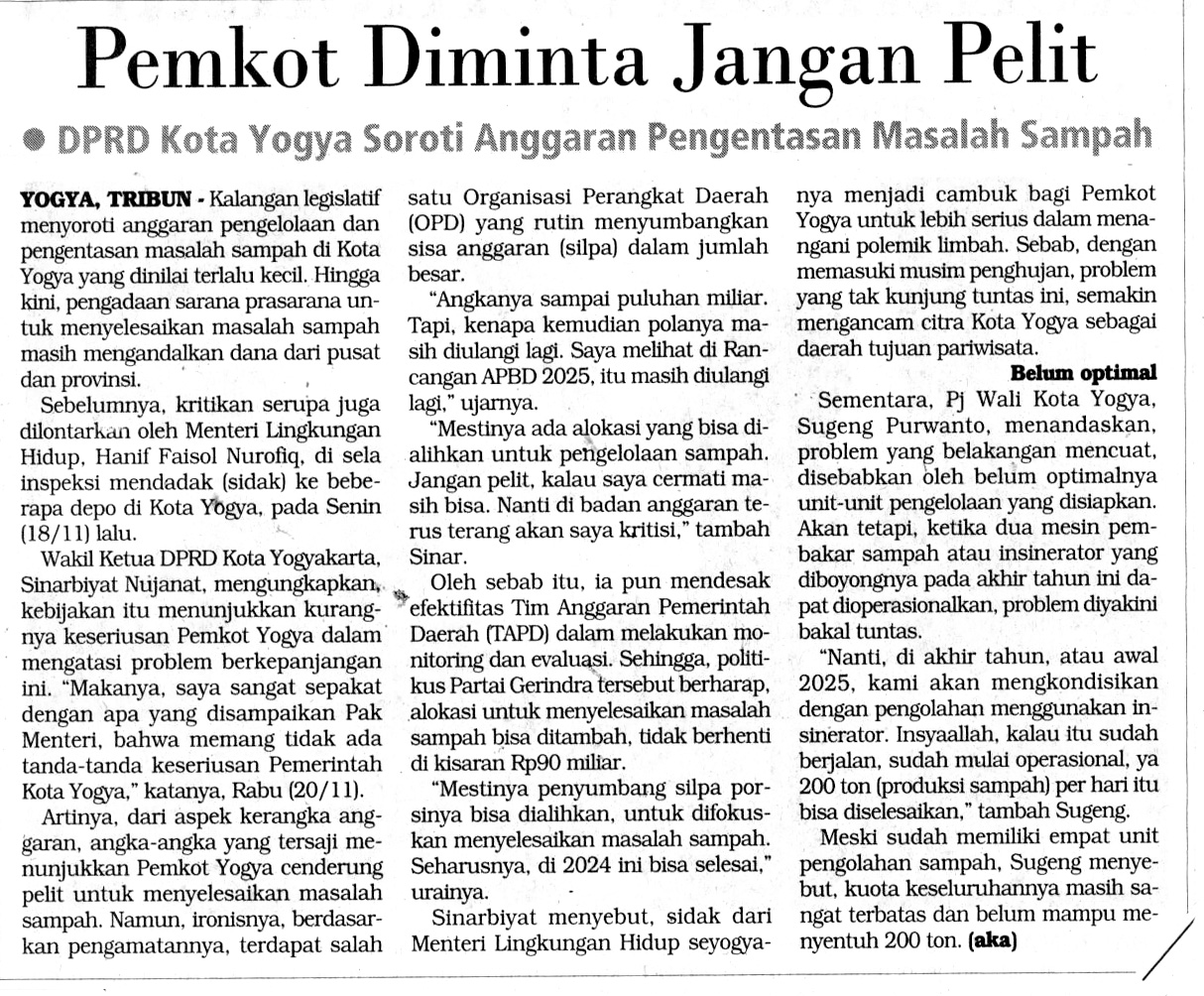 Kliping jogja terbaru