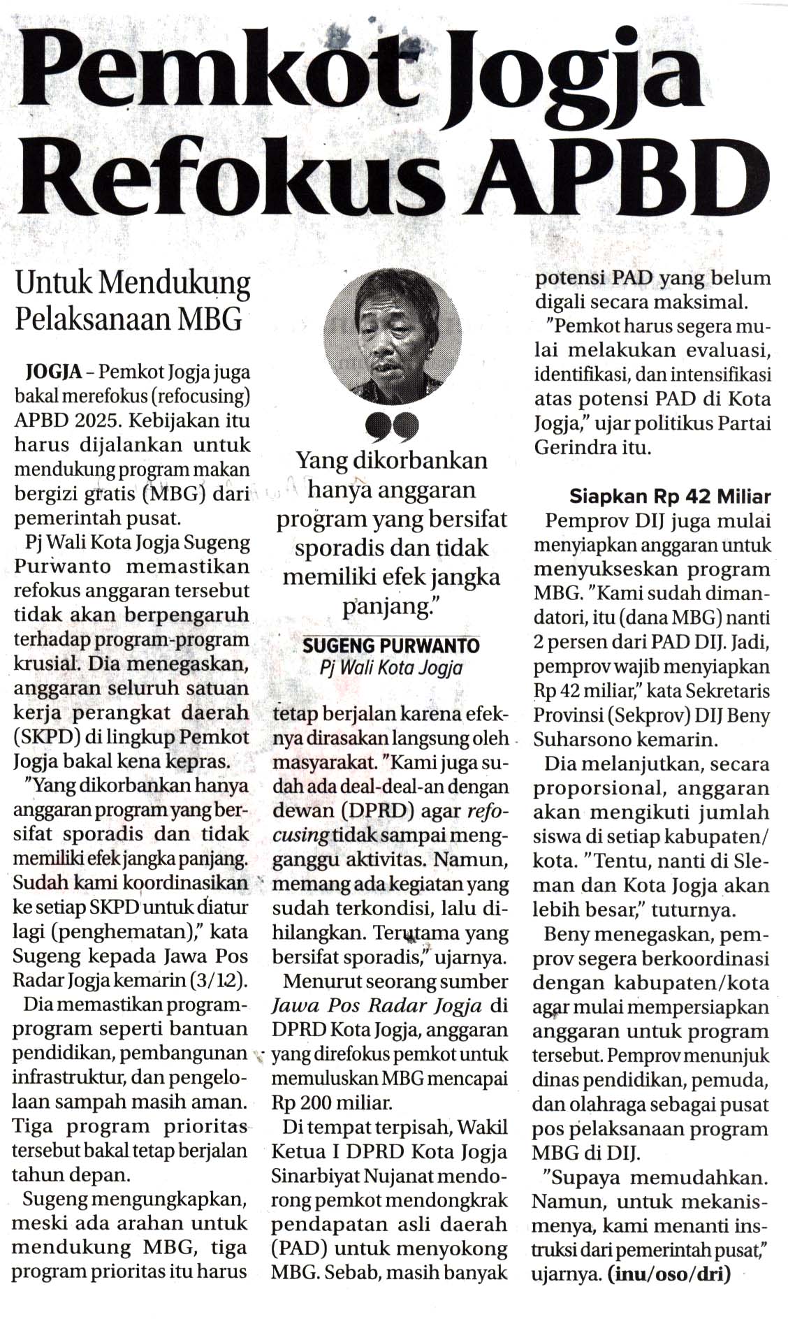 Kliping jogja terbaru