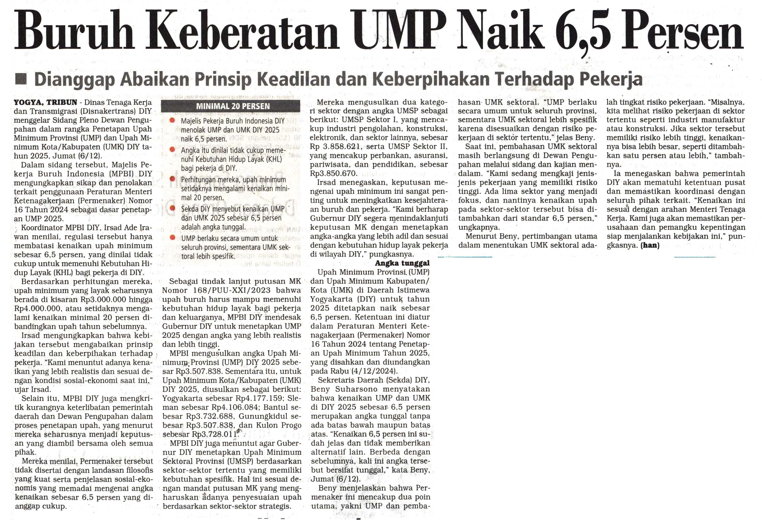 Kliping jogja terbaru