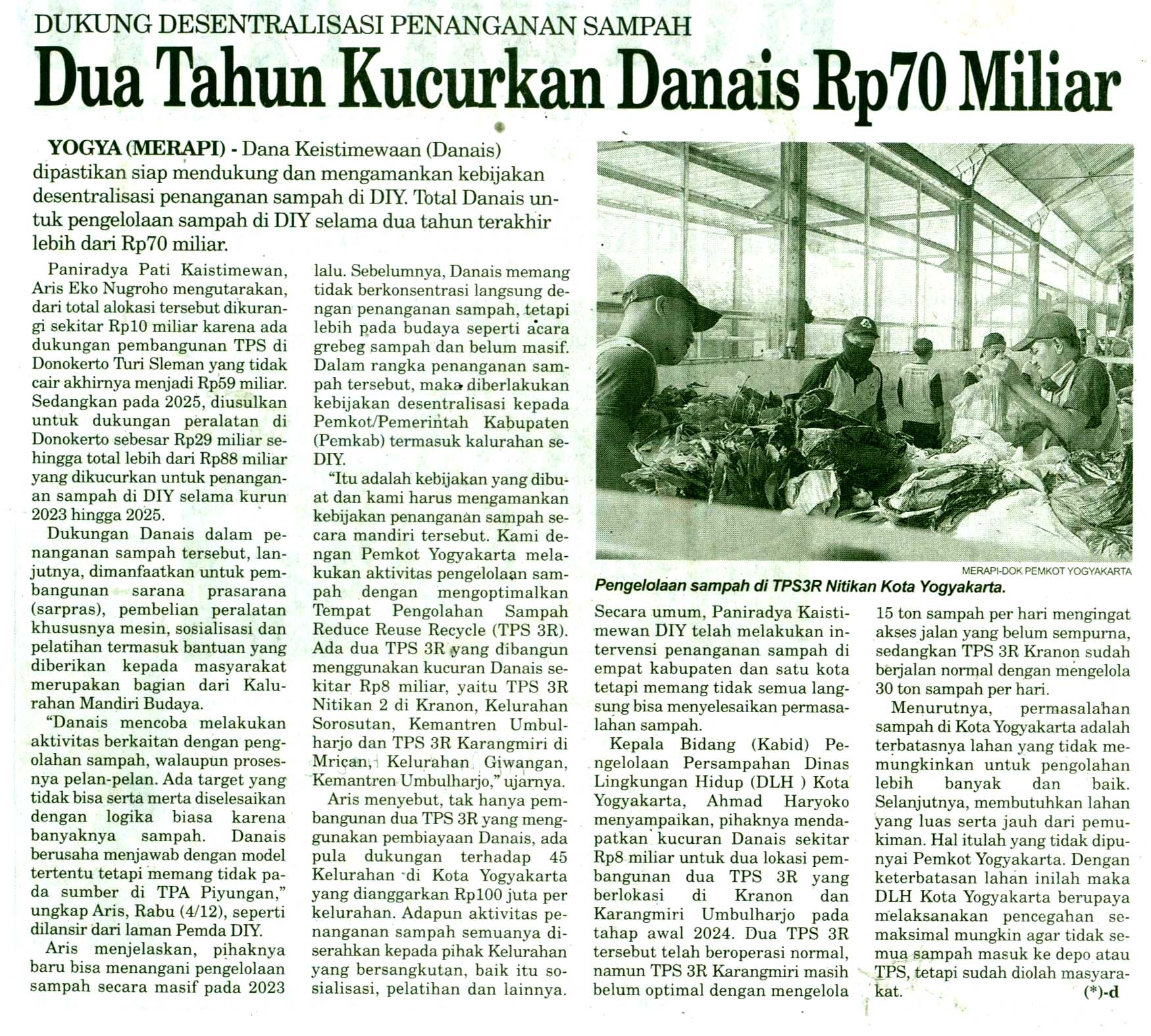 Kliping jogja terbaru