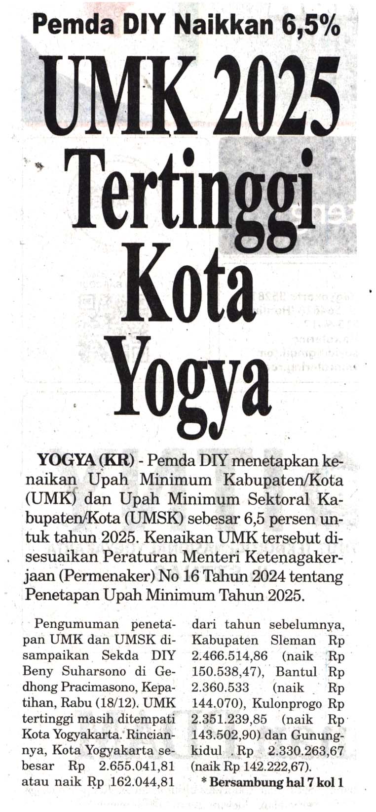 Kliping jogja terbaru