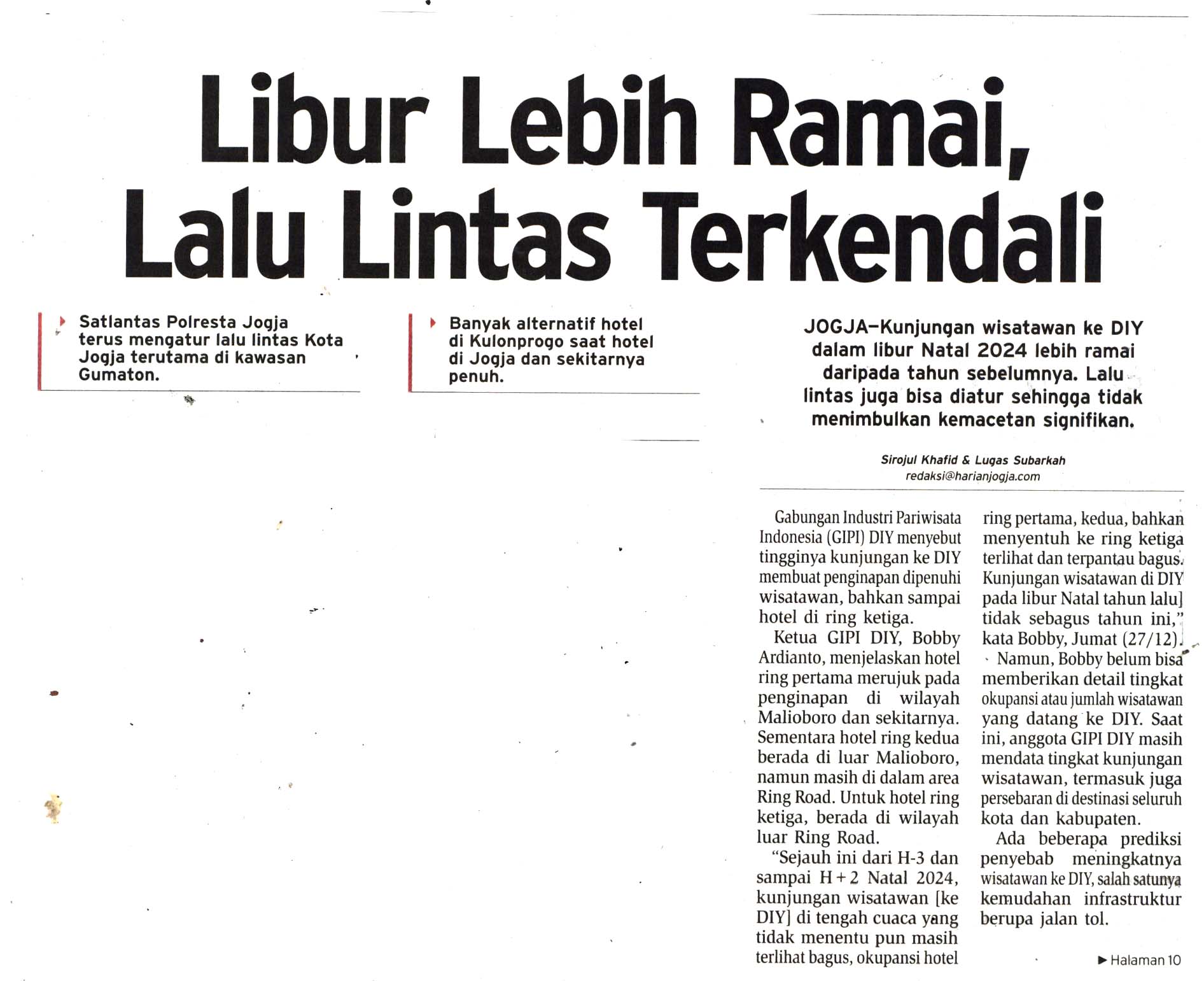 Kliping jogja terbaru