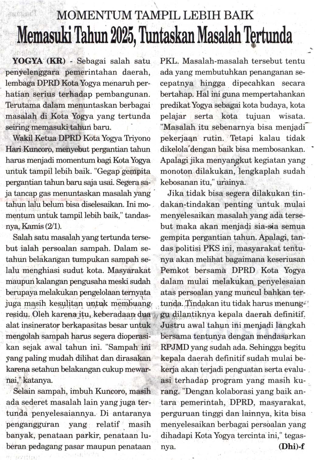 Kliping jogja terbaru