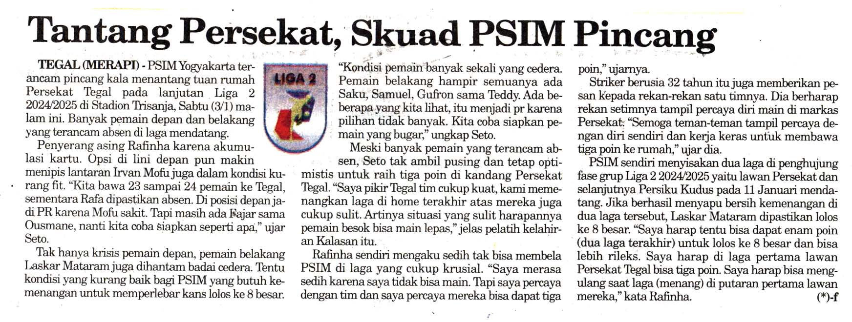 Kliping jogja terbaru