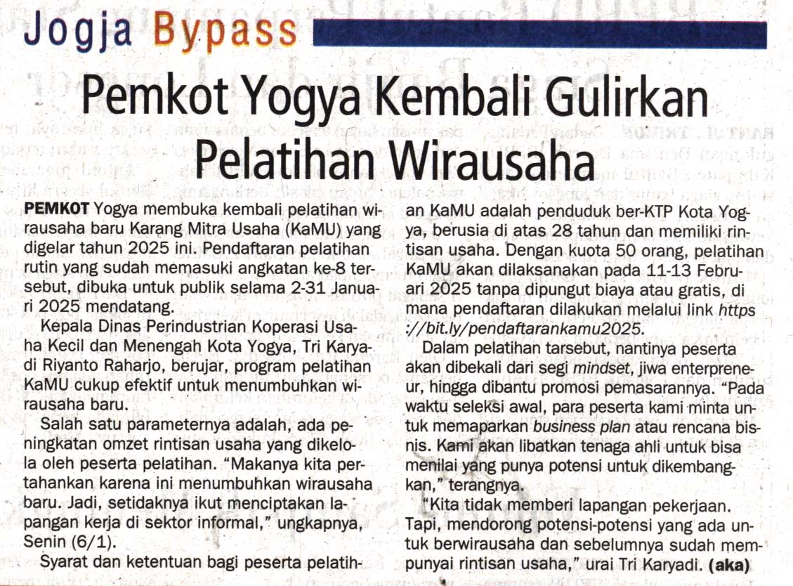 Kliping jogja terbaru