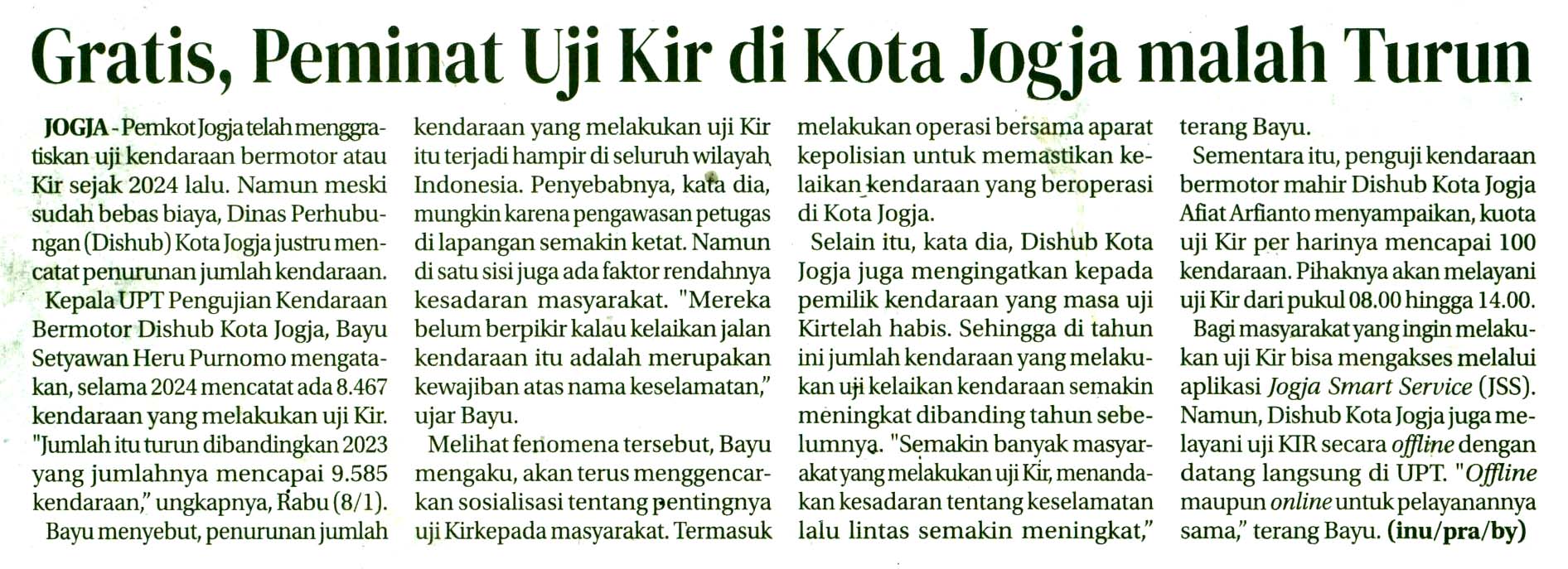 Kliping jogja terbaru
