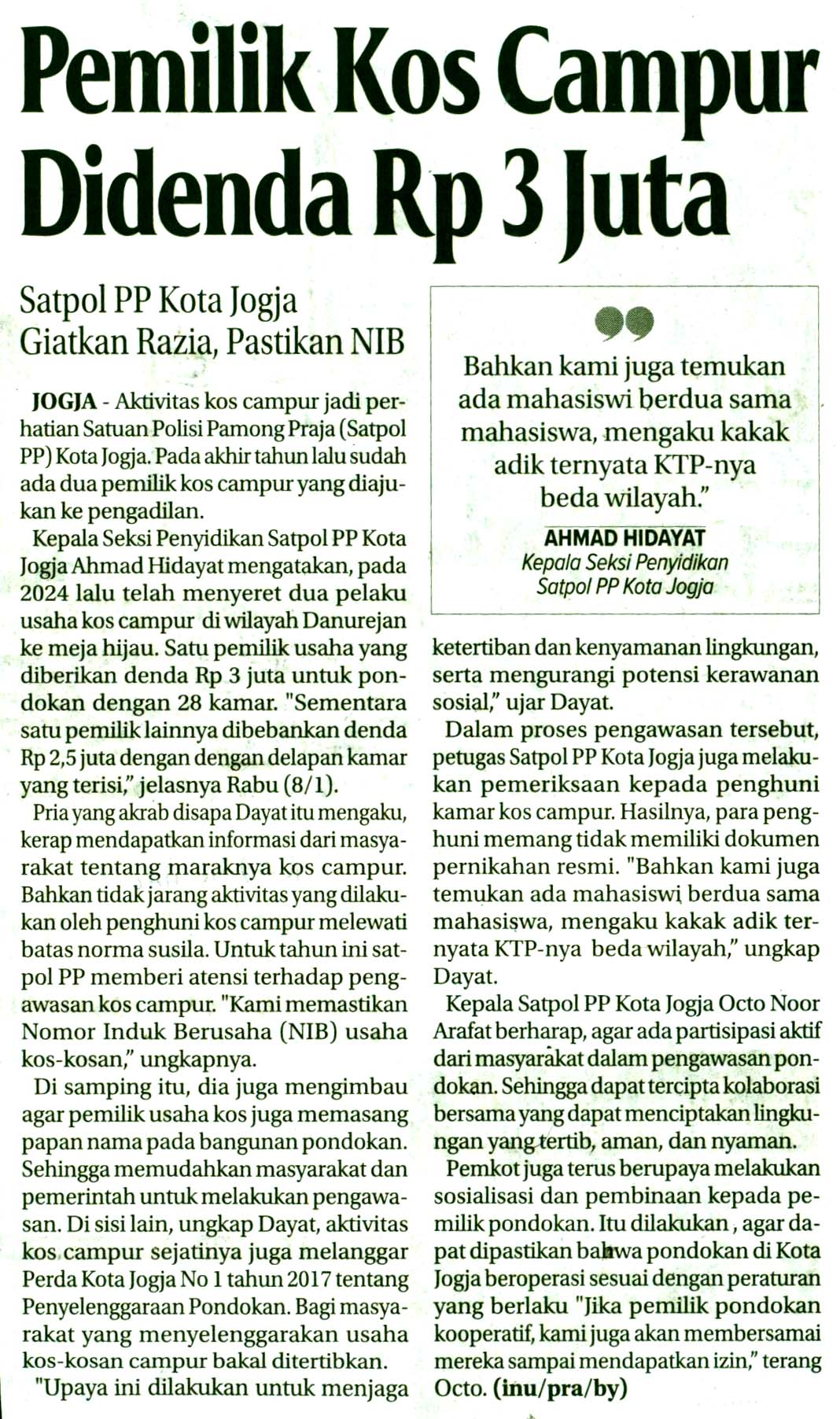 Kliping jogja terbaru