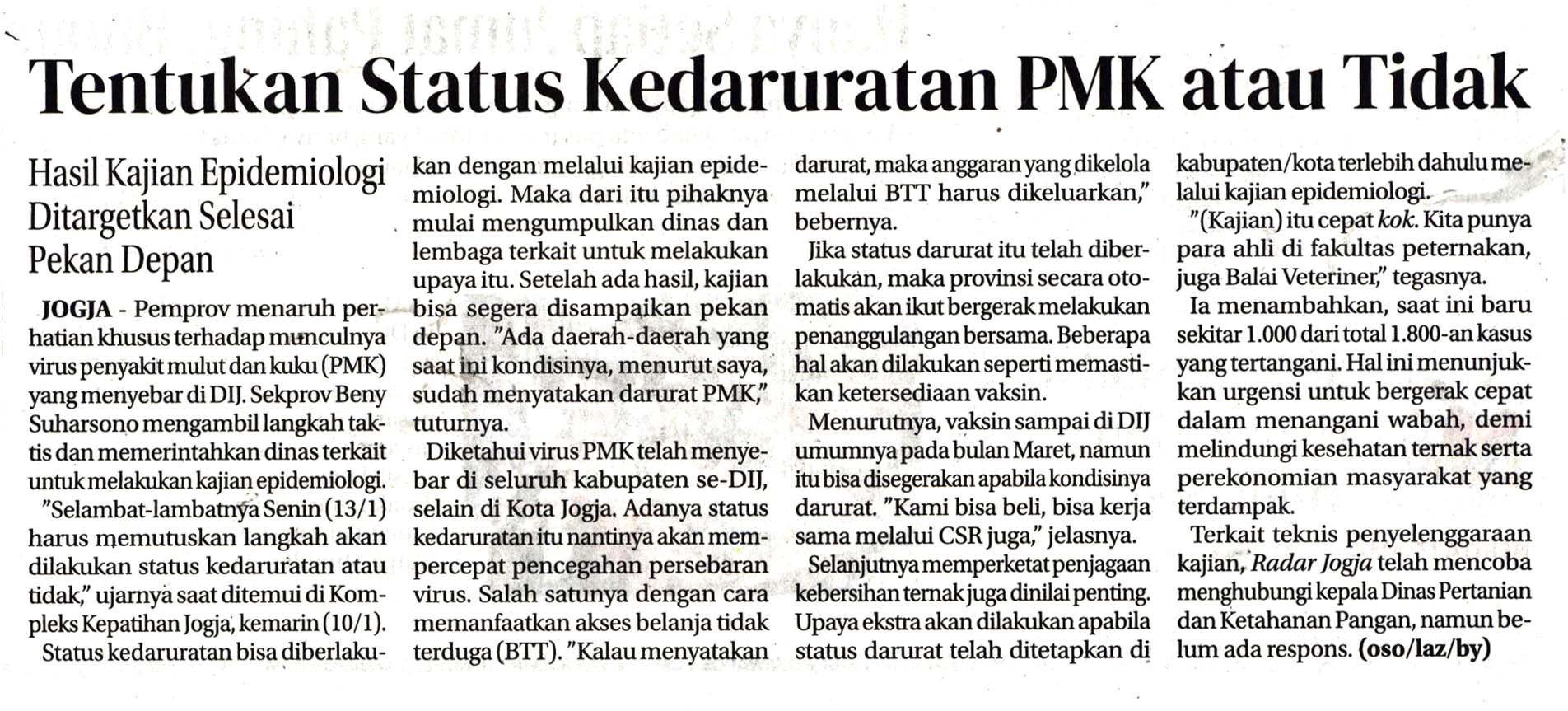 Kliping jogja terbaru