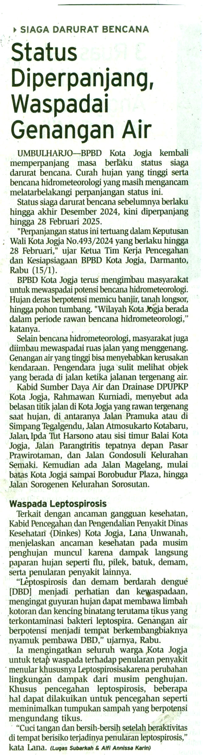 Kliping jogja terbaru