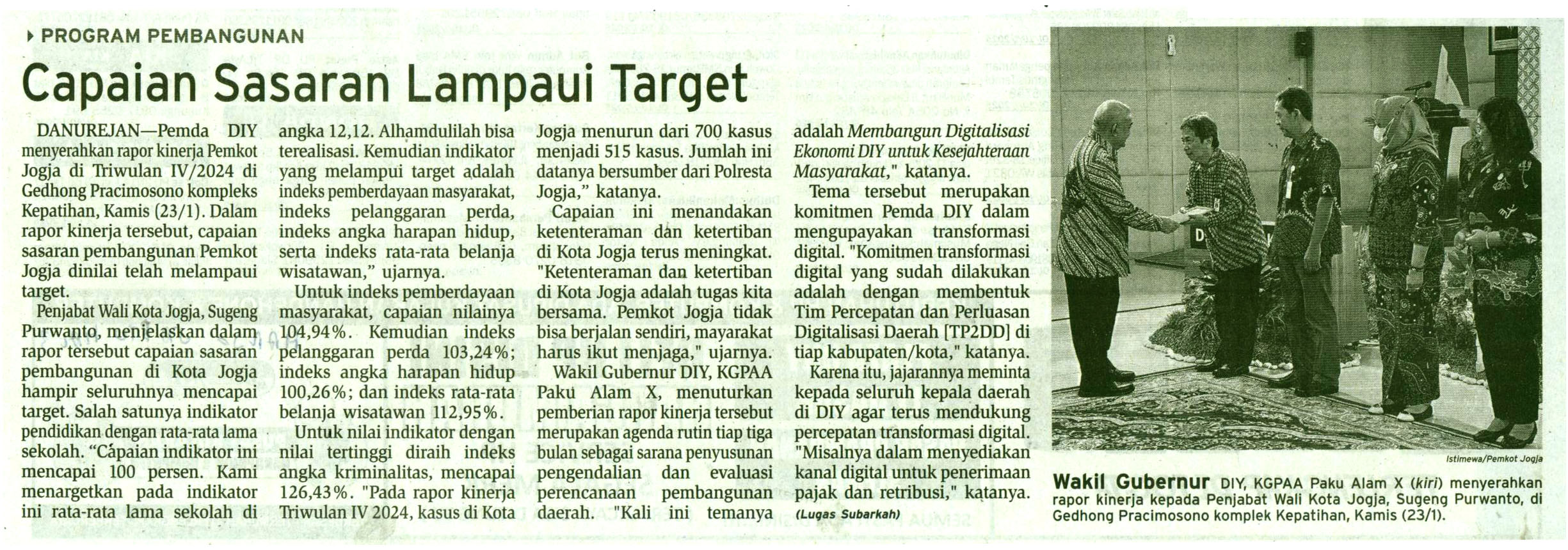 Kliping jogja terbaru
