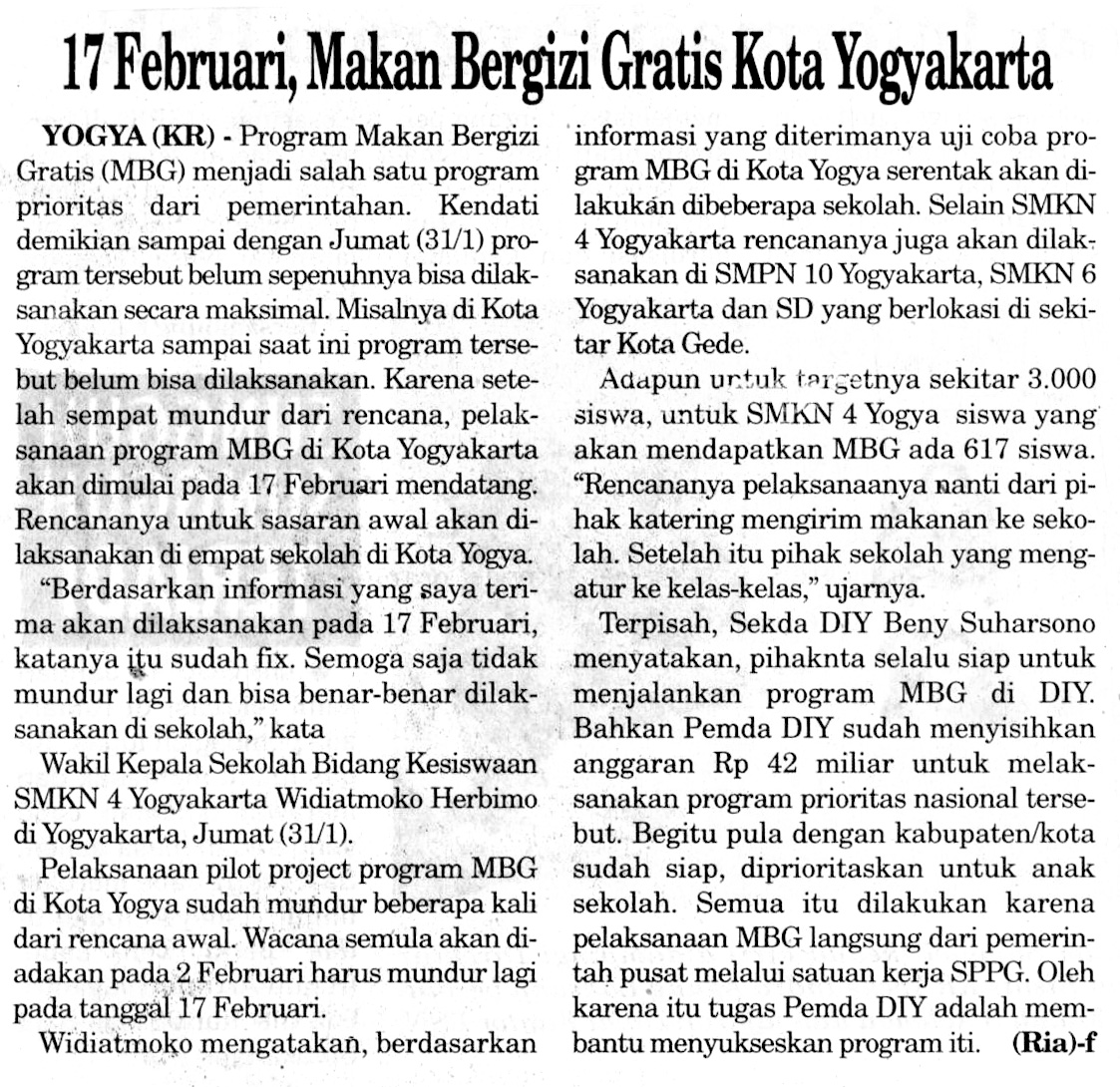 Kliping jogja terbaru