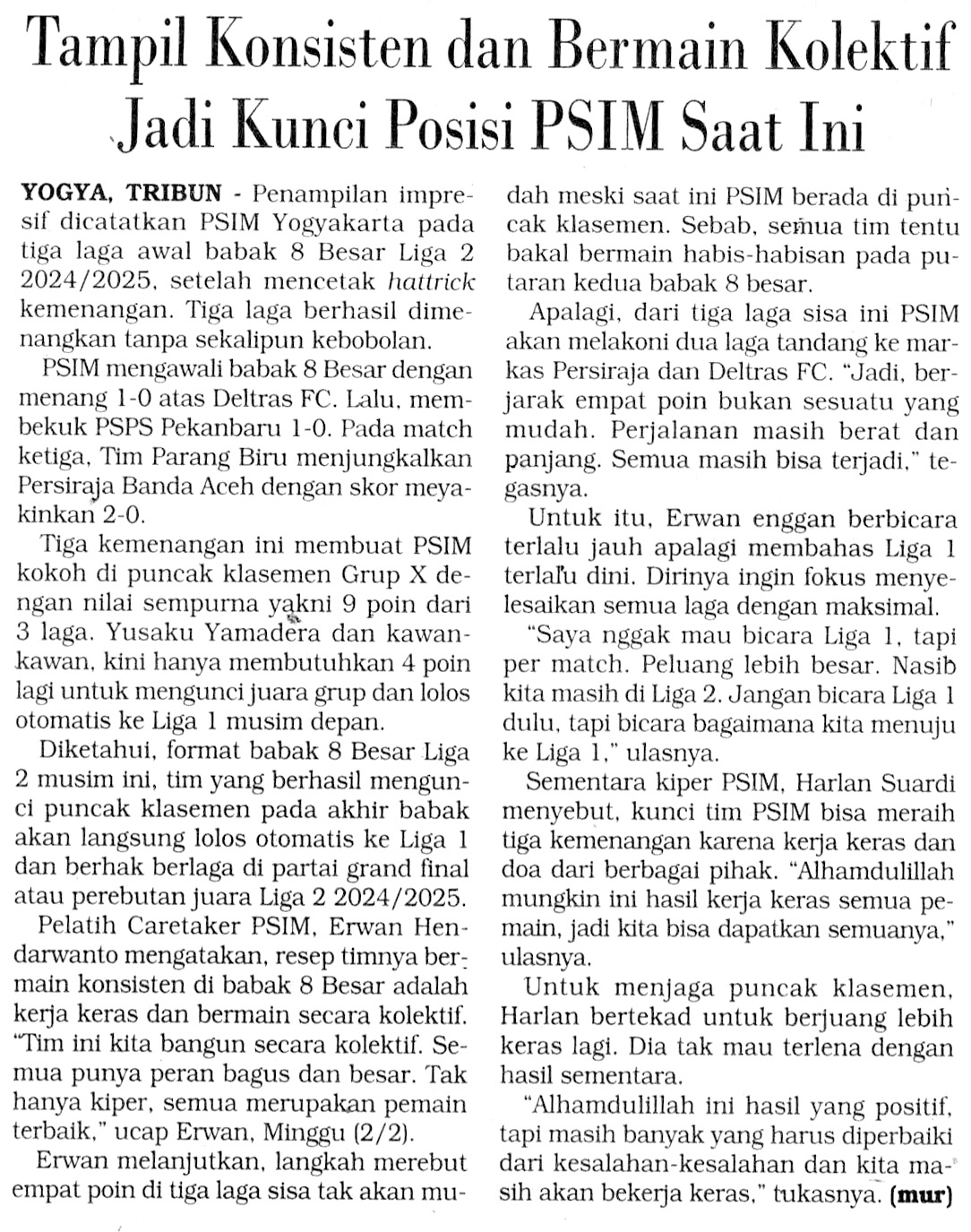 Kliping jogja terbaru