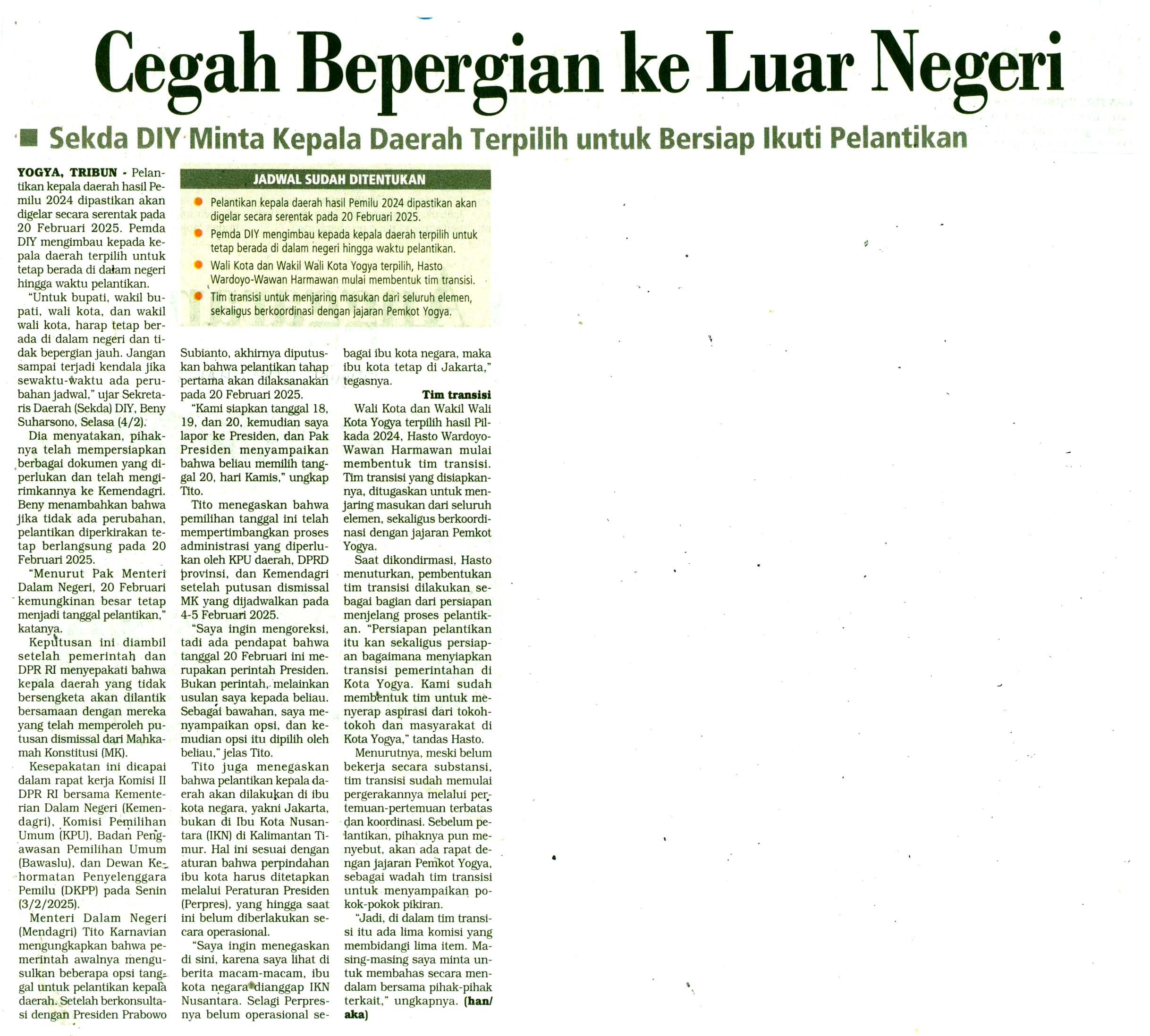 Kliping jogja terbaru